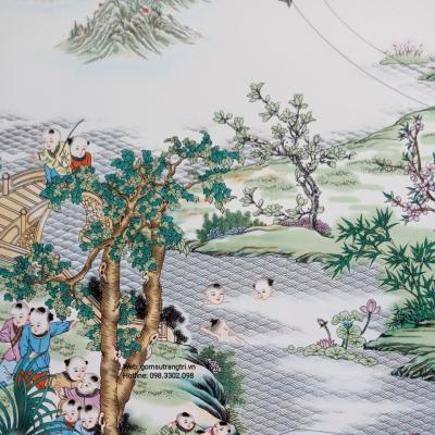 Tranh Sứ Bách Nhi Đồ